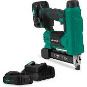 Vonroc Agrafeuse-cloueuse 20V | Deux batteries 2.0Ah et chargeur inclus