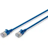Digitus DK-1632-A-005S-B Patchkabel CAT 6A F/FTP Slim 0,50m blau