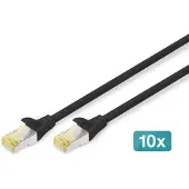 Digitus DK-1644-A-020-B Câble patch , cat. 6A, S/FTP, 2,0 m, noir, set