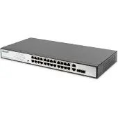 Digitus DN-95343 Commutateur Fast Ethernet PoE 19", 24 ports, non administrable