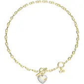 GUESS Jewellery JUBN04494JWYGT-U Collier Goudkleurig, (Acier inoxydable, Verre)