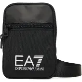 EA7 unisex. 7X000391_AF19722 Petit sac à bandoulière avec maxillotype noir (OSFA), Casuel, Polyester