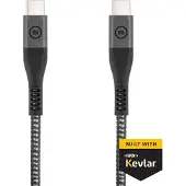 BlueBuilt Câble USB-C vers USB-C 1,5 m Kevlar Noir