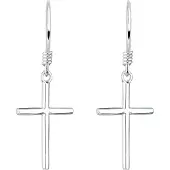 Elli Boucles d'oreilles 'Kreuz' argent