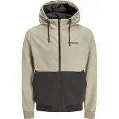 Jack & Jones Veste mi-saison 'JJERush' noisette / noir