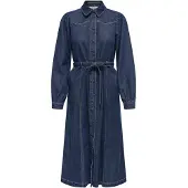 ONLY Robe-chemise 'ONLJulie' bleu foncé