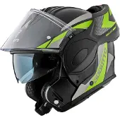 Bogotto FS-X600 Atyr casque pliable, noir mat/gris/jaune, M