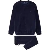 Hom Pyjama long 'Ronnie' bleu marine