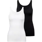 Calida Maillot de corps noir / blanc