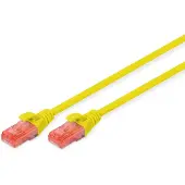 Digitus Patchkabel Cat6 U/UTP 2xRJ45 5.0m gelb LSZH