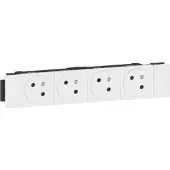 Legrand 4X2P+T LINK FB BLC CLIP SFC