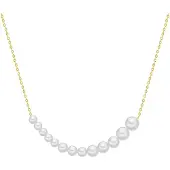 Valero Pearls Chaîne or / blanc perle