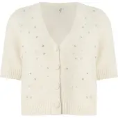 ONLY Cardigan 'ONLRene' crème