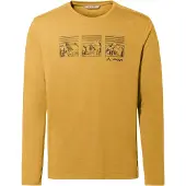 Vaude Rosemoor Ii Long Sleeve T-shirt Jaune L Homme