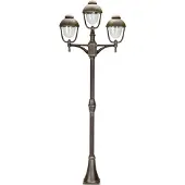 Albert Lampe d'extérieur 3 lumières Jardi 228 cm - bronze