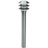 Albert Lampe de jardin en acier inoxydable Lanterno 90 cm