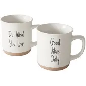 Boltze Kaffeebecher Vibo 2fa.so.380ml, Tasse, Blanc, Noir