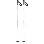 Salomon - Bâtons de ski - Steep Pro S3 Black/Ebony en Aluminium - Taille 120 cm - Noir