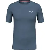 Salewa Cristallo Warm Alpine Merino Responsive Short Sleeve Base Layer Bleu M Homme
