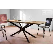 PIB Table de repas en laiton Liverpool