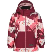 Icepeak Jena Kd I Jacket Rouge,Blanc,Rose 4-5 Years Fille