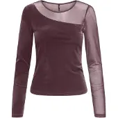ONLY T-shirt Smooth Mix Top Longsleeve Femmes