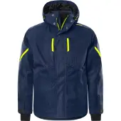 Fristads Veste d'hiver Airtech 4058 GTC Marine/Vigilance-Jaune L