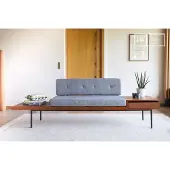 PIB Banquette bois large à tiroir Inez