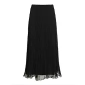 Vila Calla Ankle Midi Skirt Noir 34 Femme