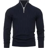 Kronstadt Pull-over 'Cable' bleu marine