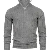 Kronstadt Pull-over 'Cable' gris