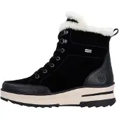 Remonte Bottines à lacets noir / blanc