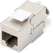 Digitus CAT 6A Keystone module, shielded, tool-free mounting connection