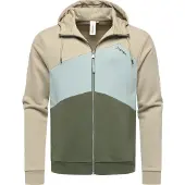 Ragwear Veste de survêtement 'Wilso' beige / bleu pastel / olive