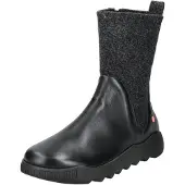 Softinos Bottes noir / noir chiné