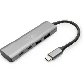 Digitus DA-70245 USB-Hub DA-70245 4-fach grau