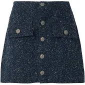 ONLY Jupe 'ONLAMAN' bleu foncé