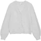 Vero Moda Cardigan 'VMLya' gris clair