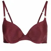 JOOP! Soutien-gorge ' Glamour ' bordeaux / rouge foncé