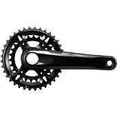 Shimano Deore Xt M8100 Hollowtech Ii Crankset Noir 170 mm / 36/26t