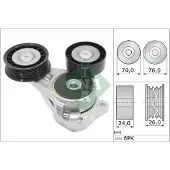 Schaeffler INA Tendeur de courroie, courroie trapézoïdale à nervures 534 0309 10