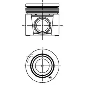 KOLBENSCHMIDT Fiat 2.3Jtd Piston 0.60Mm