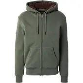 Superdry Veste de survêtement vert foncé
