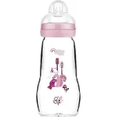 Mam Feel Good Baby biberon en verre 260ml 0 mois et + 260 ml Bouteilles