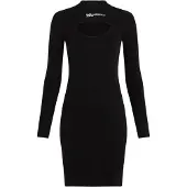 Karl lagerfeld Jeans A4w13010 Long Sleeve Dress Noir XS Femme