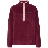 Columbia Benton Springs Ii Snap Half Zip Fleece Rouge M Femme