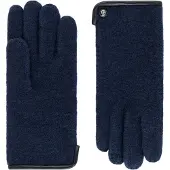 Roeckl Gants 'FELTED WOOL' bleu / bleu marine / bleu nuit / bleu roi / bleu foncé / bleu chiné