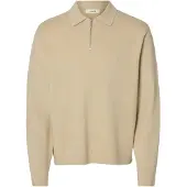 Selected Pull-over 'SLHTeller' sable