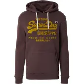 Superdry Sweat-shirt 'VL' chocolat / moutarde