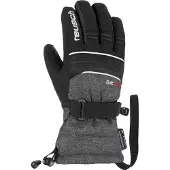 Reusch Gants de sport 'Kondor' noir / noir chiné / blanc